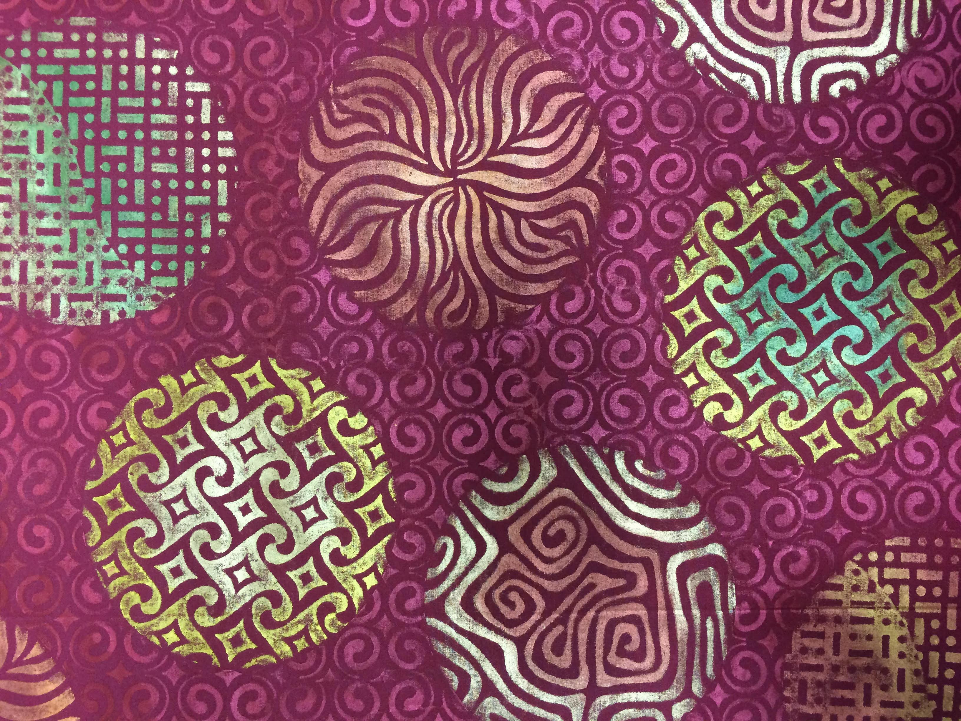 Paintstiks Fabric Design