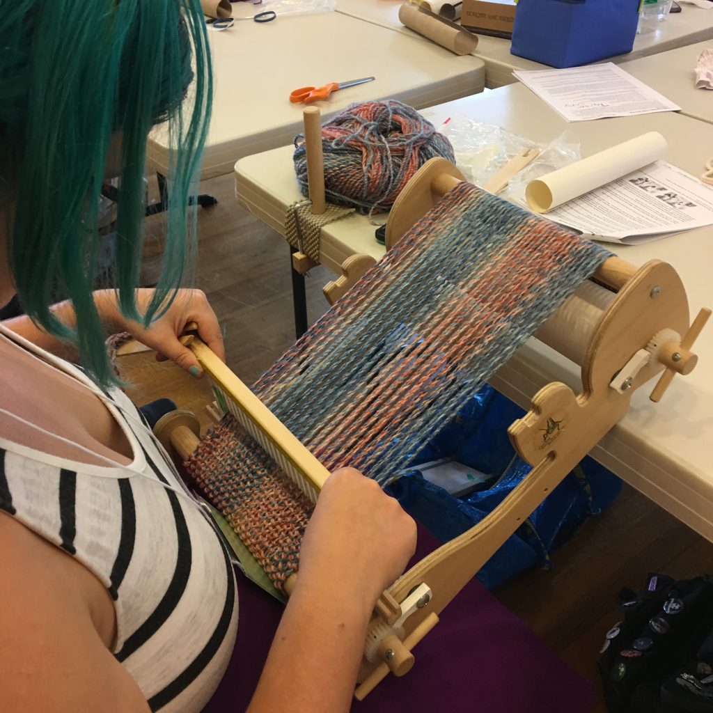 rigid heddle scarf multi