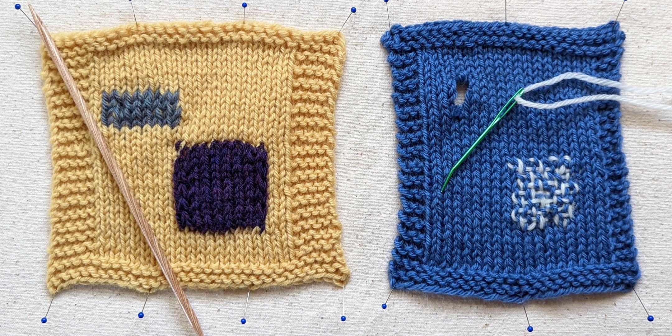 Visible Mending: Knits