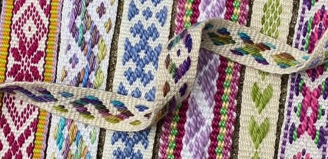Supplementary Warp Patterning in Band Weaving