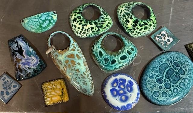 Torch Fired Enamel Jewelry: Crackle Technique – Summer Camp