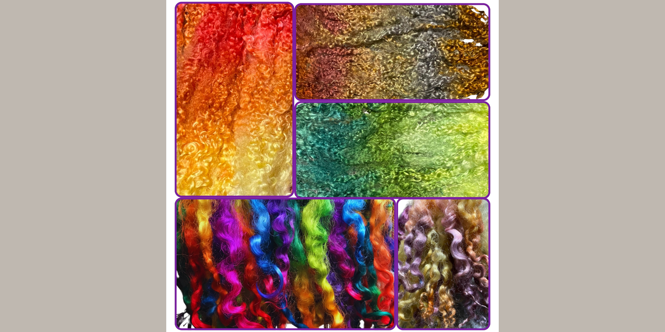 Luxe Locks: Dyeing Long Fibers for Fiber Art & Weaving- Summer Camp