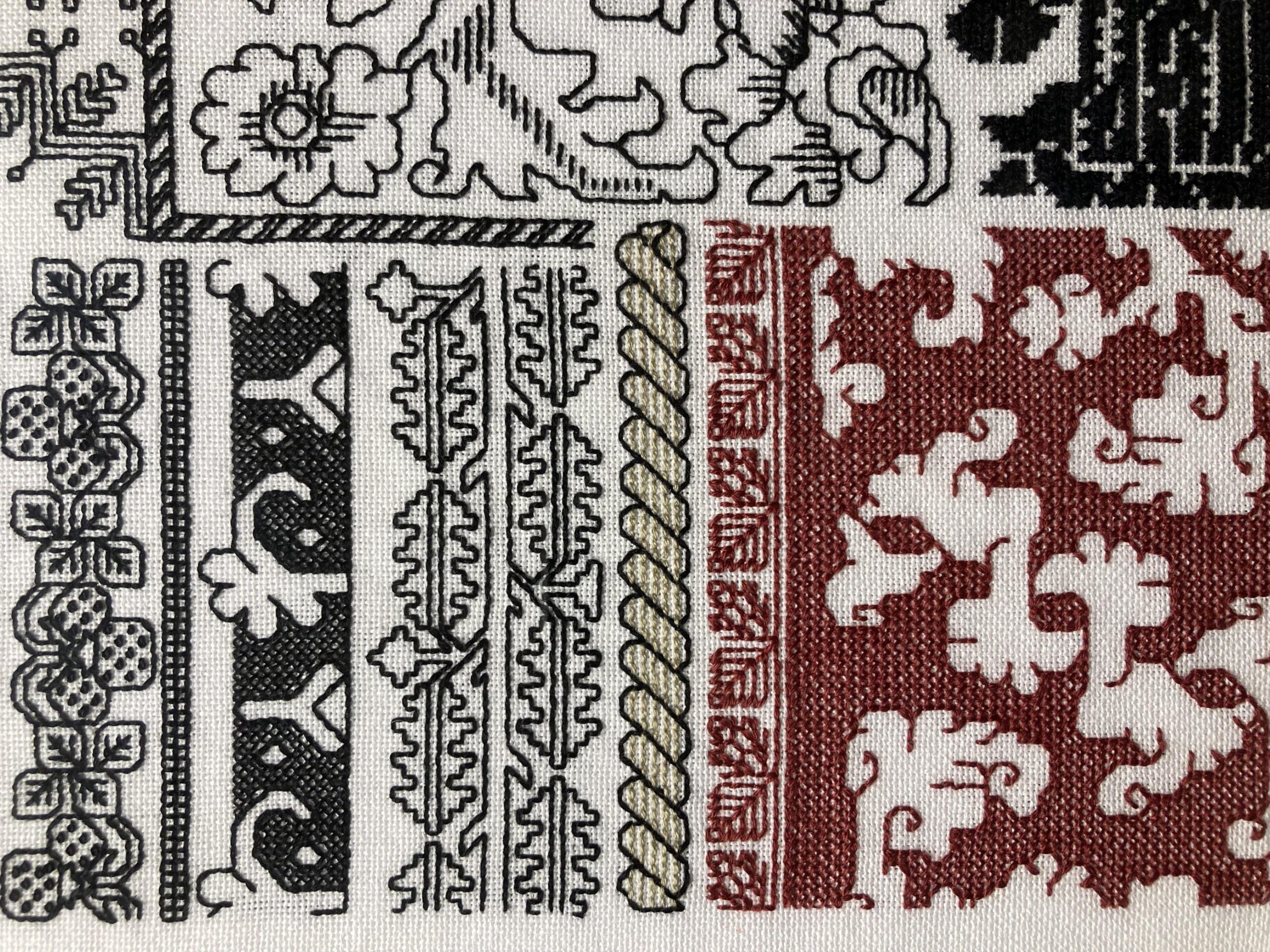 Renaissance-Era Counted Thread Embroidery- Summer Camp