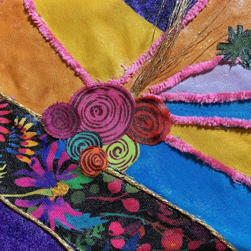 Fabric Collage – Summer Camp